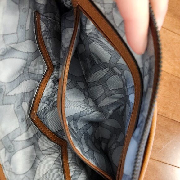 Aimee Kestenberg Kaiden brown leather crossbody shoulder bag in suede fringe - Picture 11 of 16